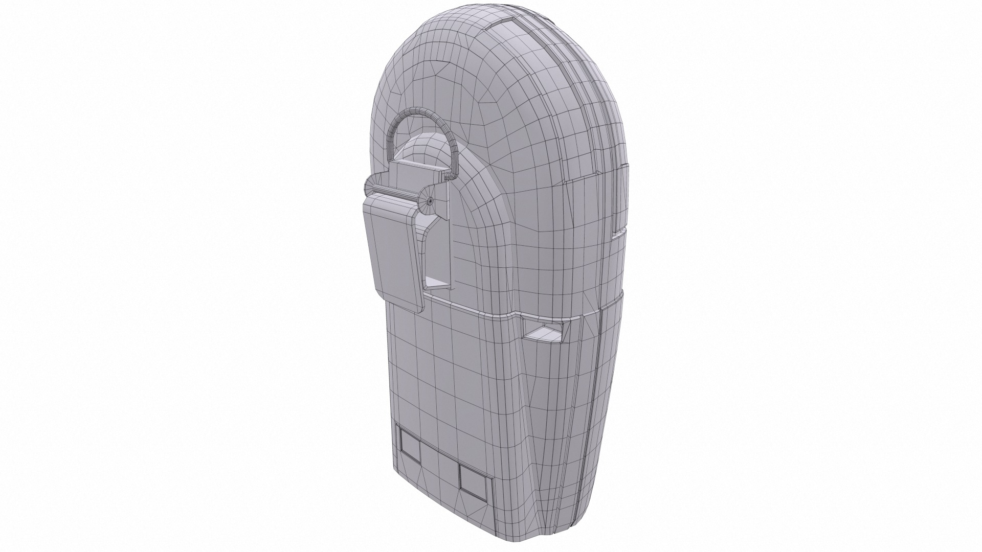 Portable Gas Detector Low Poly Low-poly 3D model_27