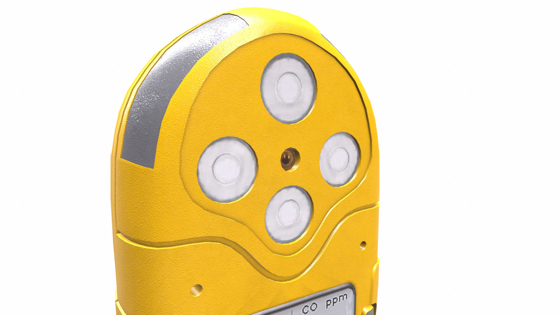 Portable Gas Detector Low Poly Low-poly 3D model_16