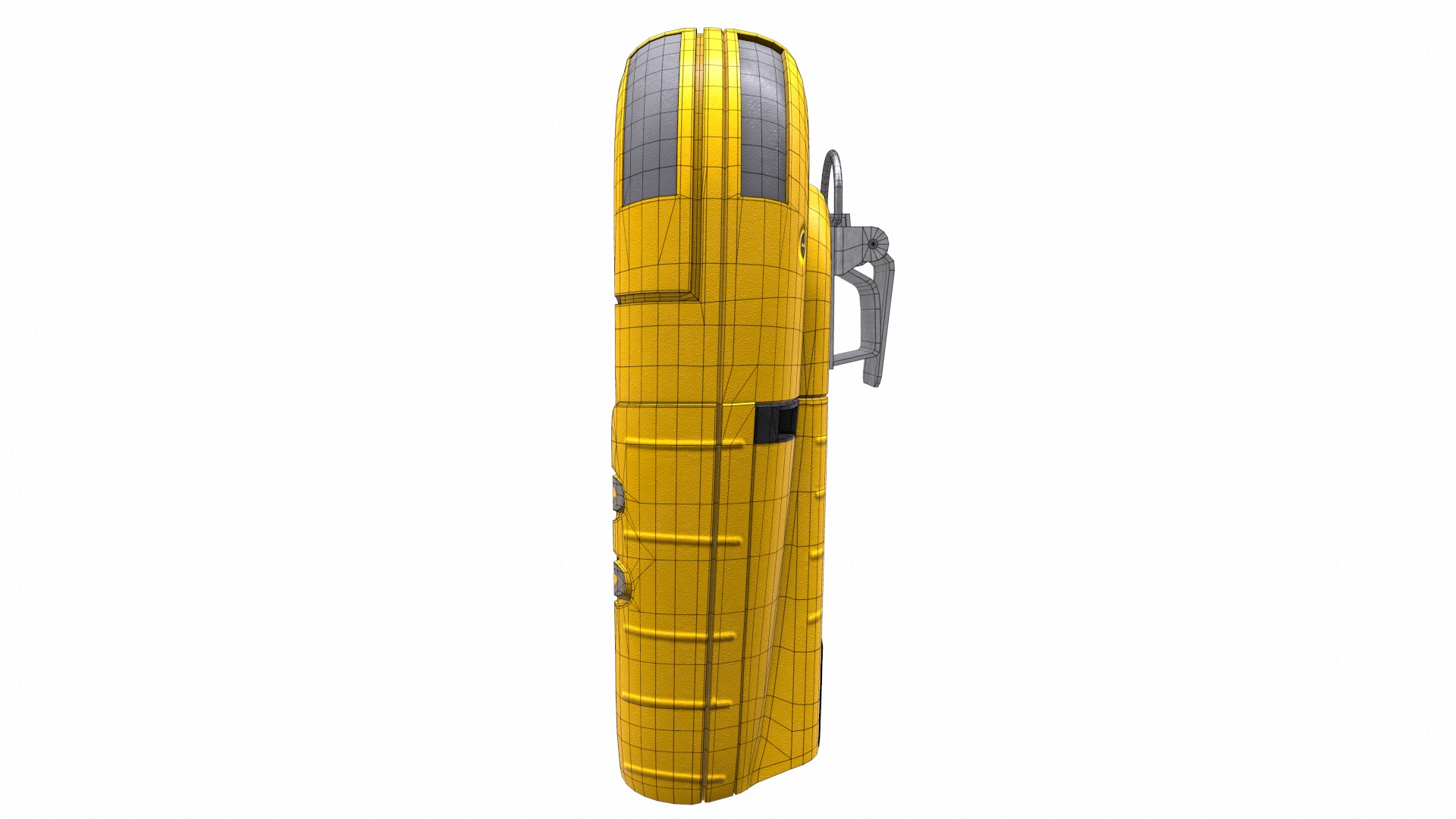Portable Gas Detector Low Poly Low-poly 3D model_22