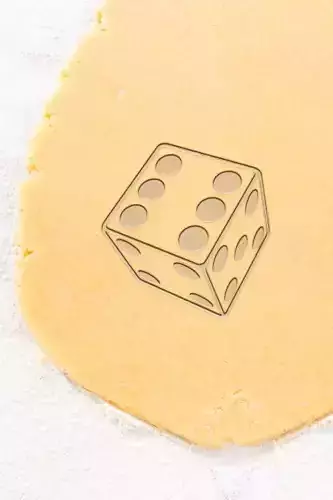 Dice Cookie Cutter - Biscuit Cutter