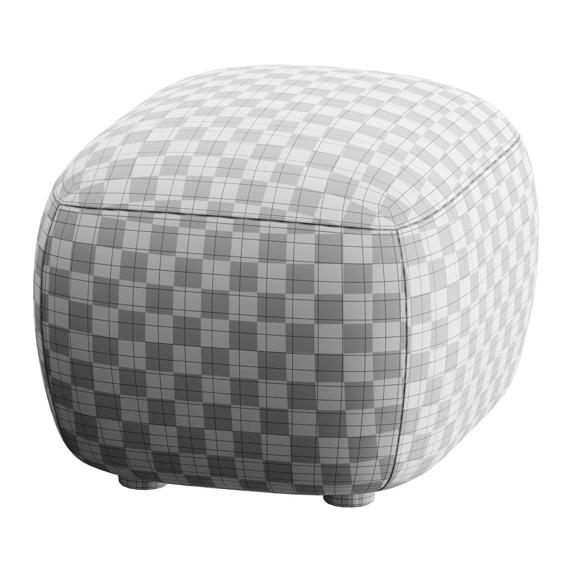 LITTLE BIG POUF Pouf 3D model_2