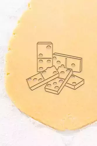 Domino Cookie Cutter - Biscuit Cutter