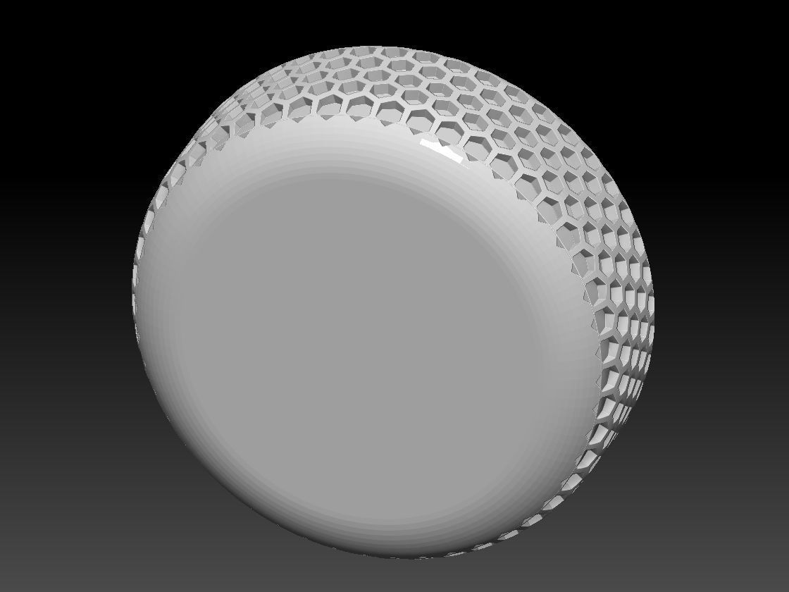 HM Honeycomb Flower Pot 001 3D print model_7