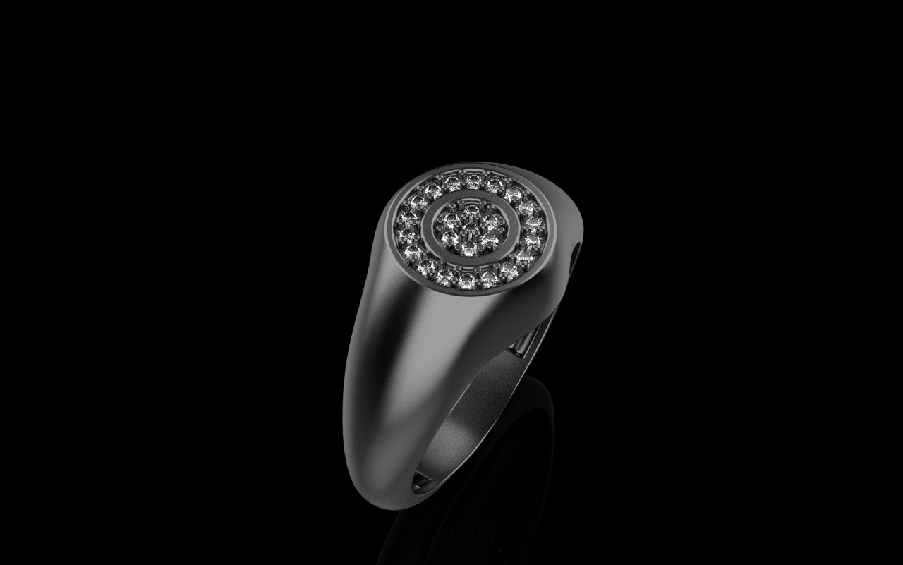 Signet ring model 1034 3D print model_19