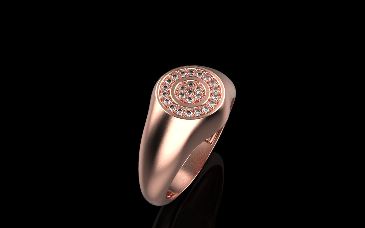 Signet ring model 1034 3D print model_18