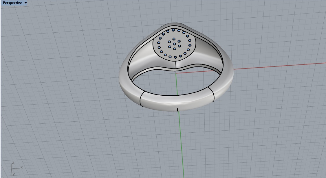 Signet ring model 1034 3D print model_32