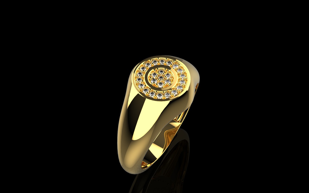 Signet ring model 1034 3D print model_16