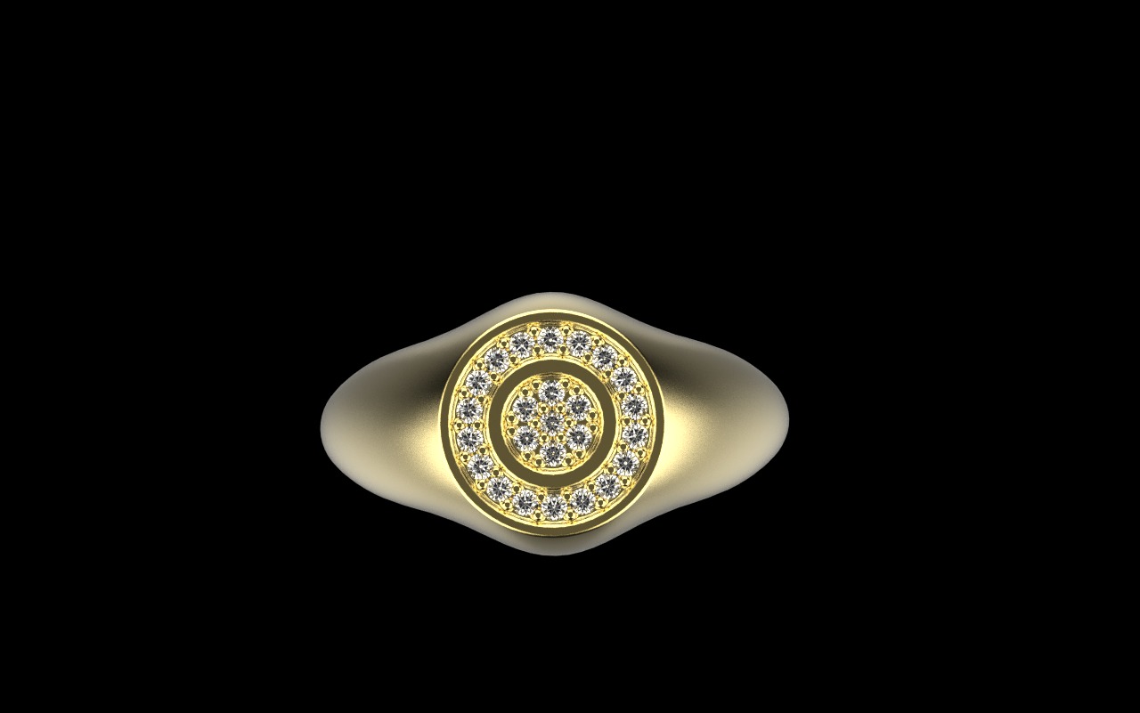 Signet ring model 1034 3D print model_23