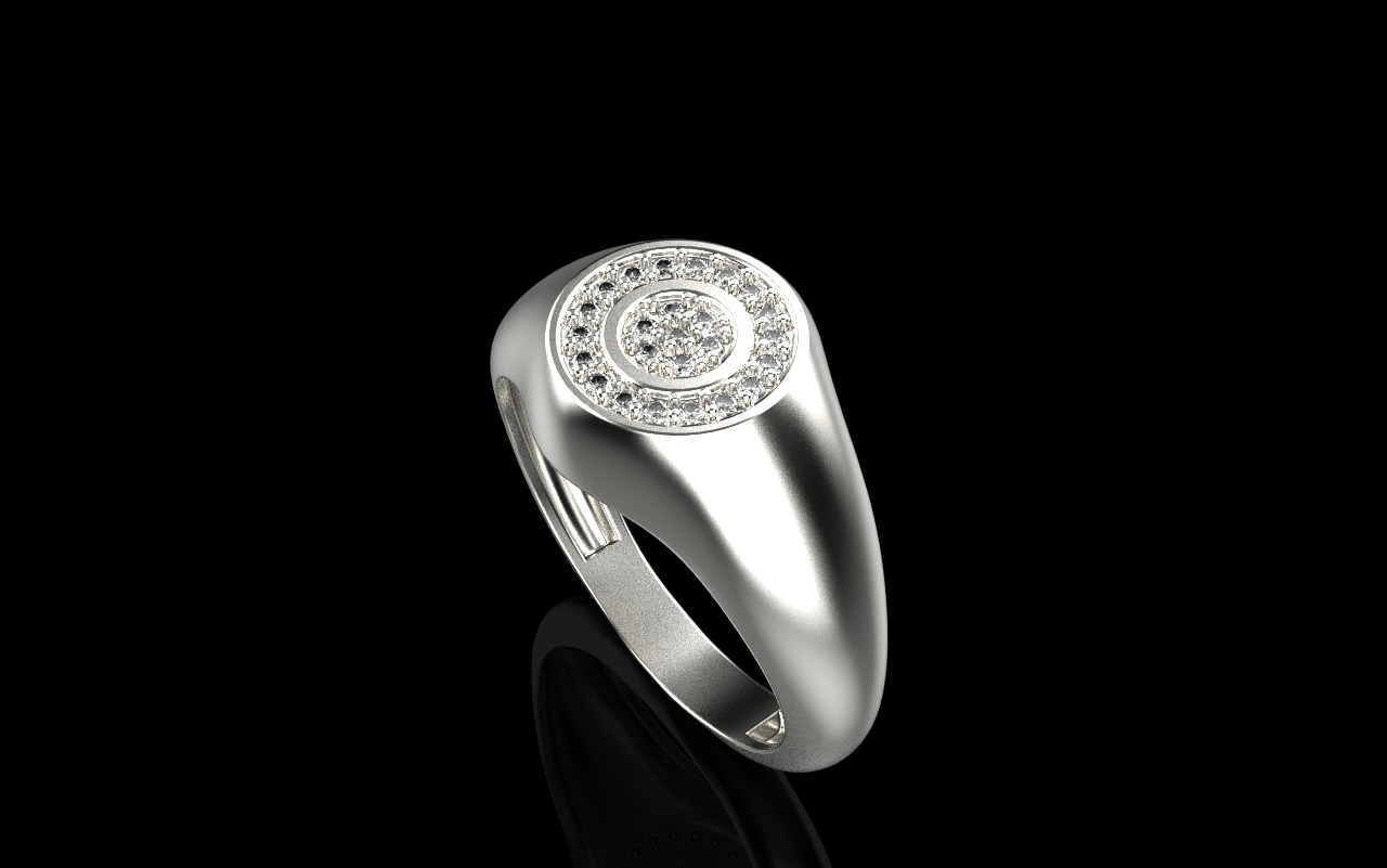 Signet ring model 1034 3D print model_13
