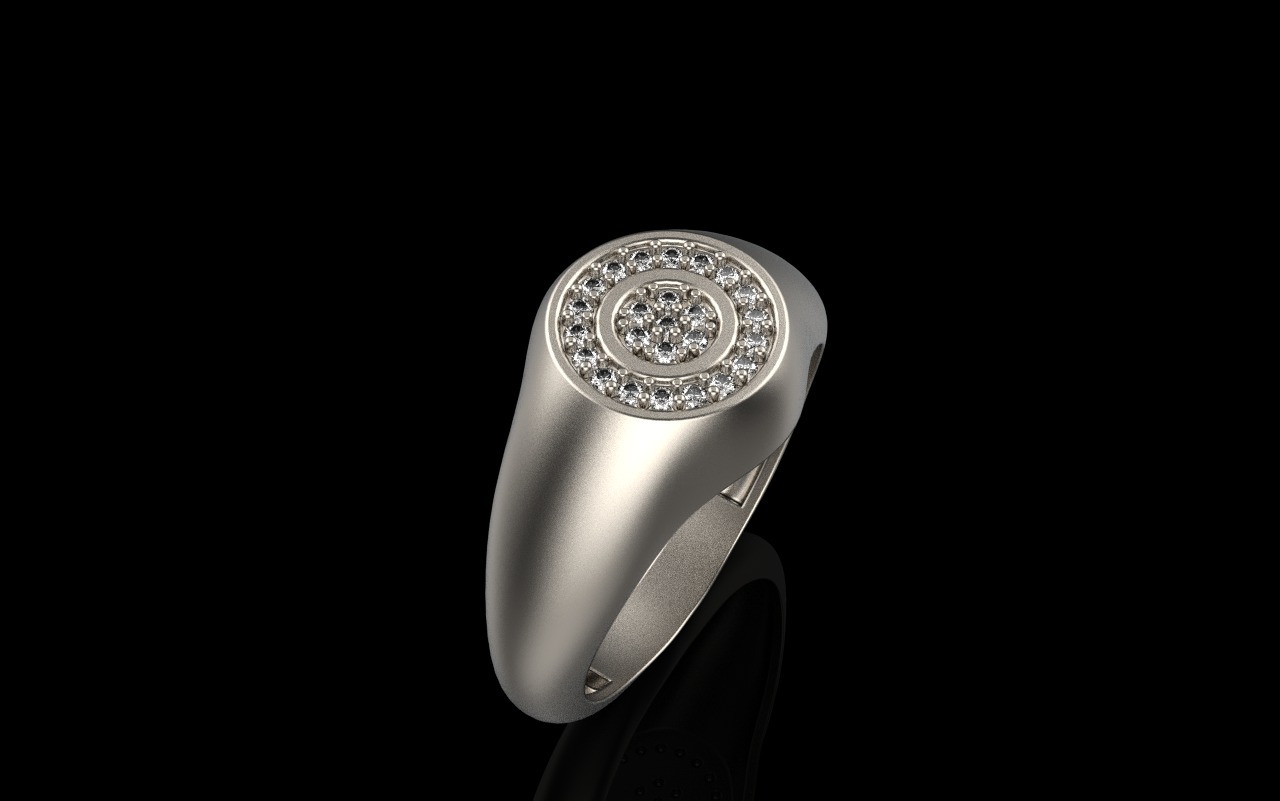 Signet ring model 1034 3D print model_17