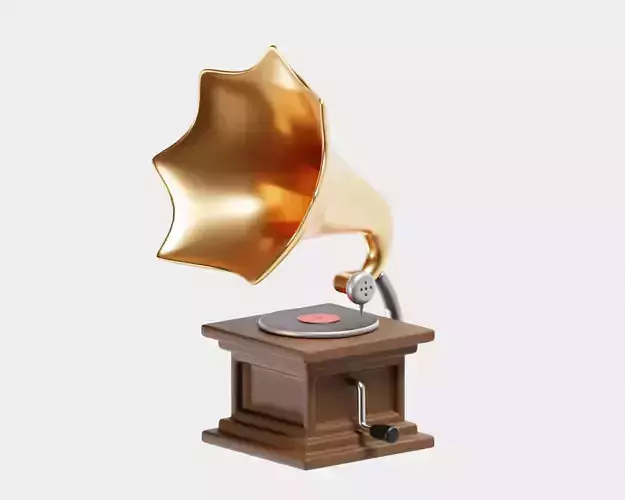 Gramophone 3d model