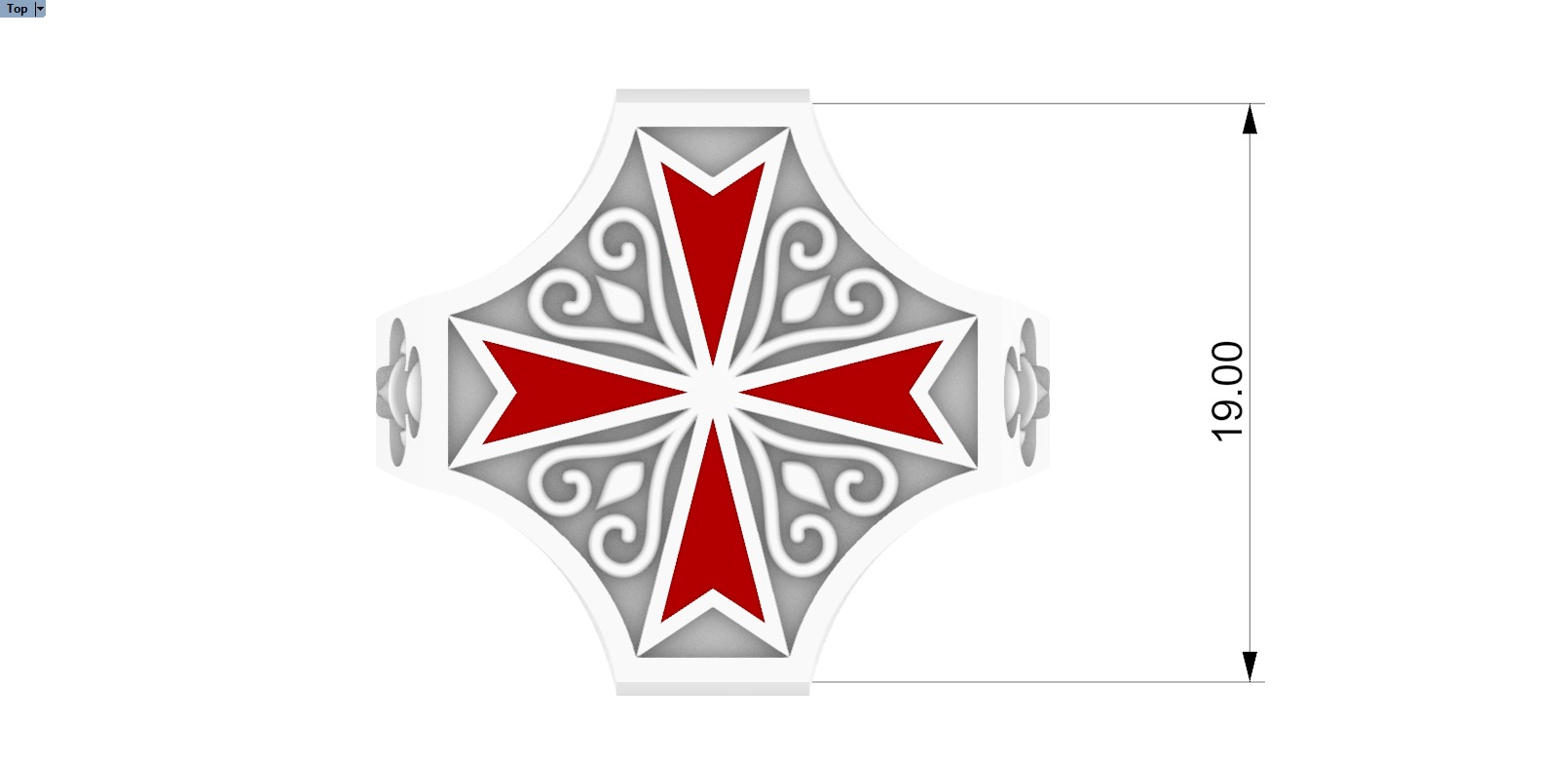 man signet ring model 1033 3D print model_30