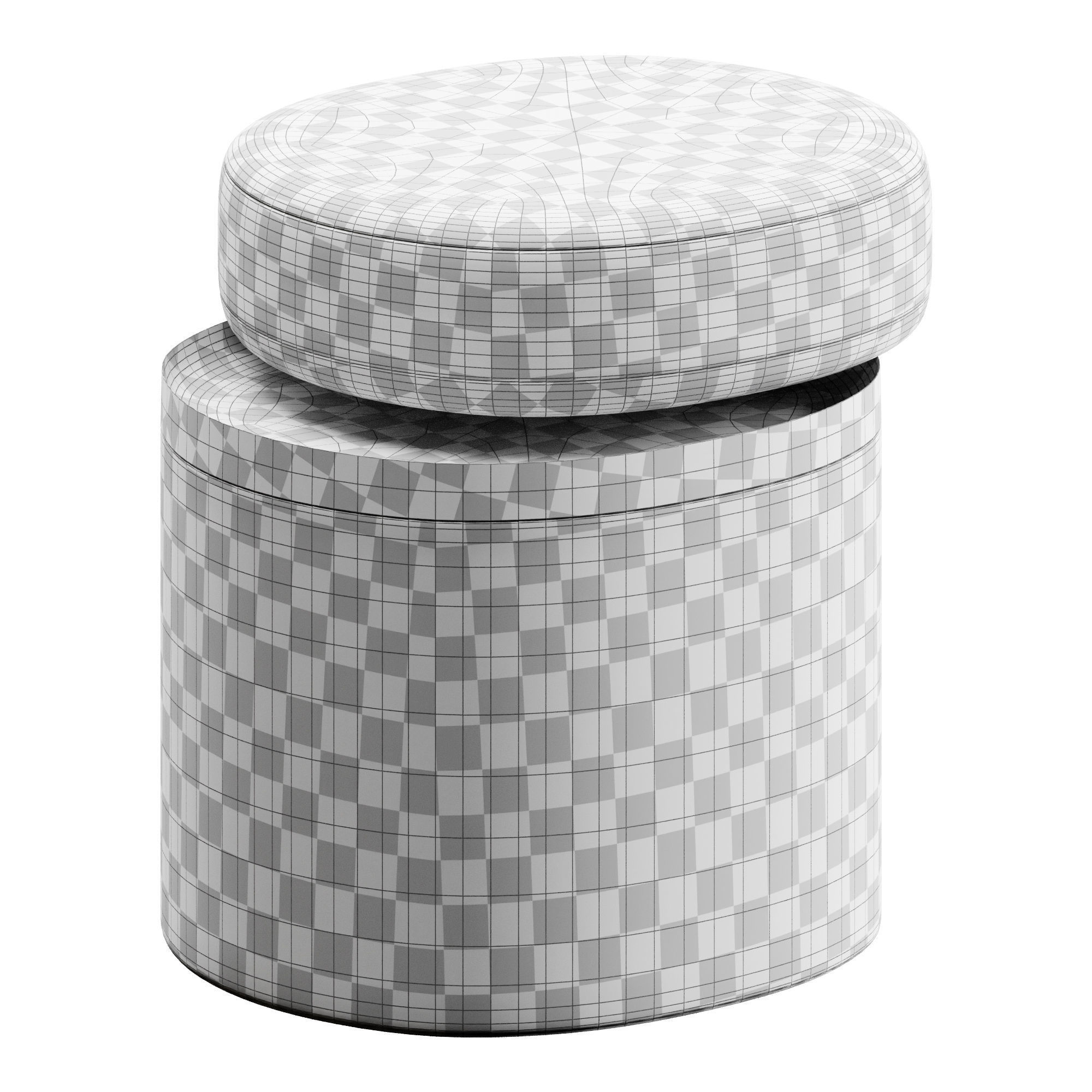 Alf DaFre NOBU Pouf 3D model_2