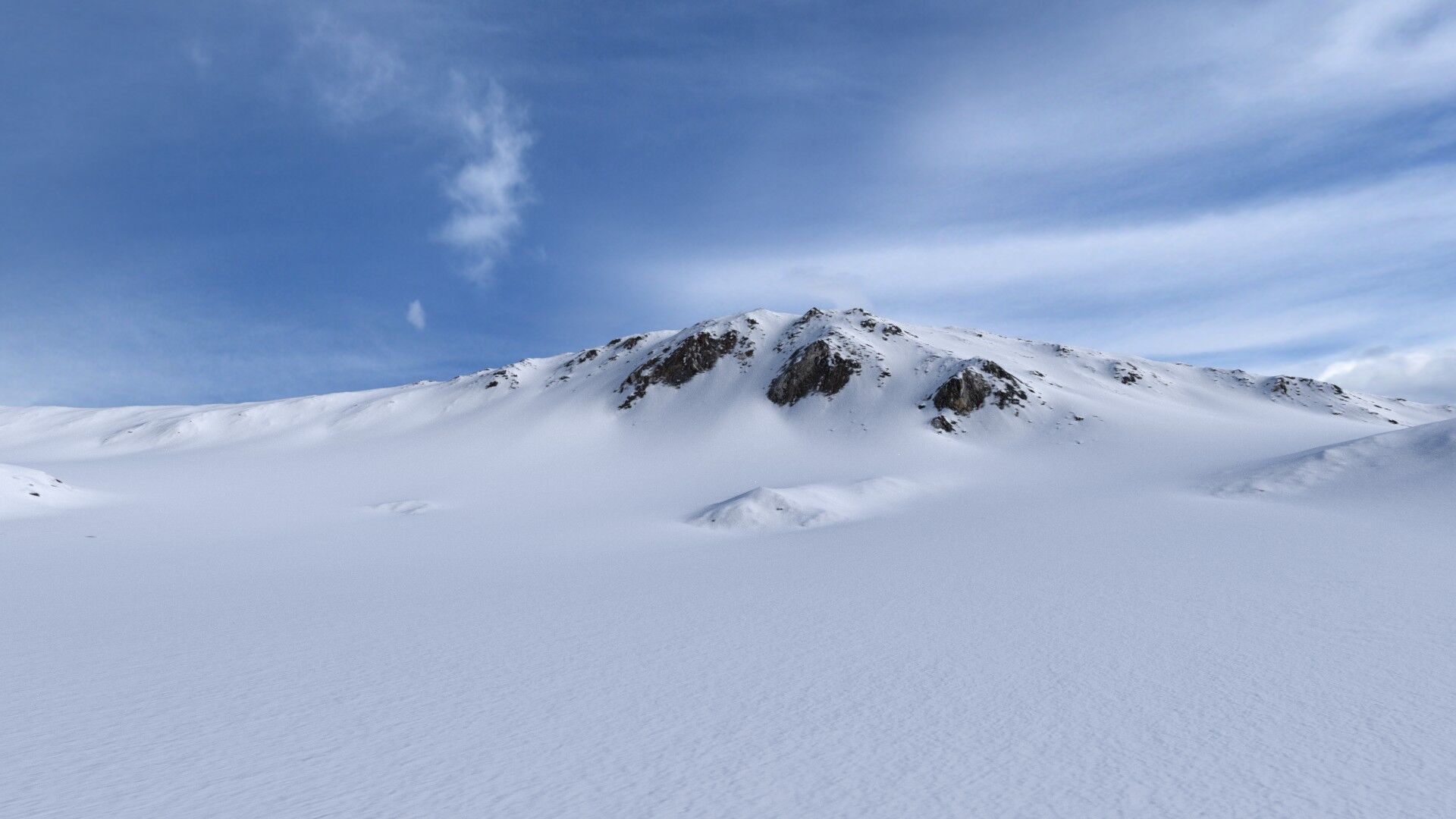 Snow Mountain 01 Low-poly 3D model_8