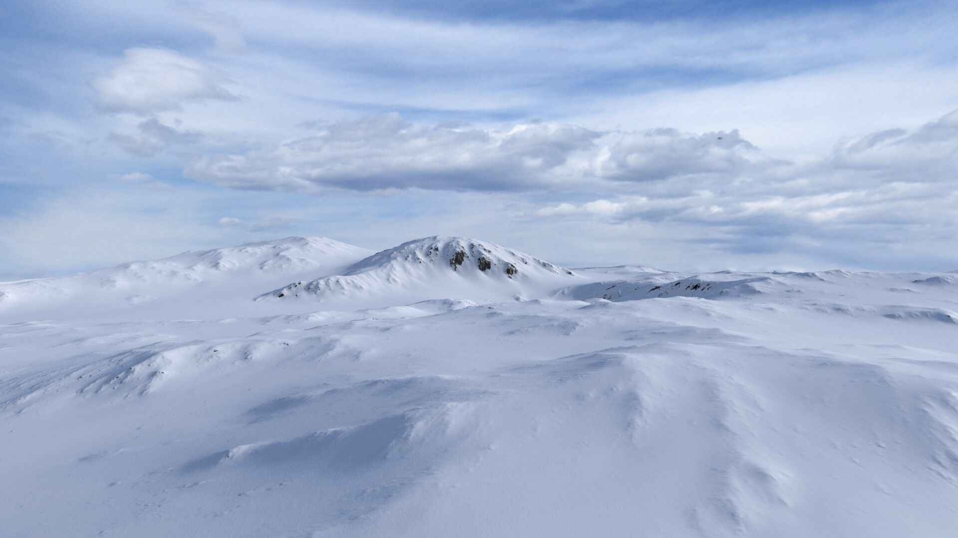 Snow Mountain 01 Low-poly 3D model_5
