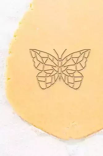 Geometric Butterfly Cookie Cutter - Biscuit Cutter