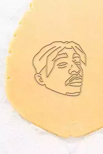 Tupac Cookie Cutter - Biscuit Cutter