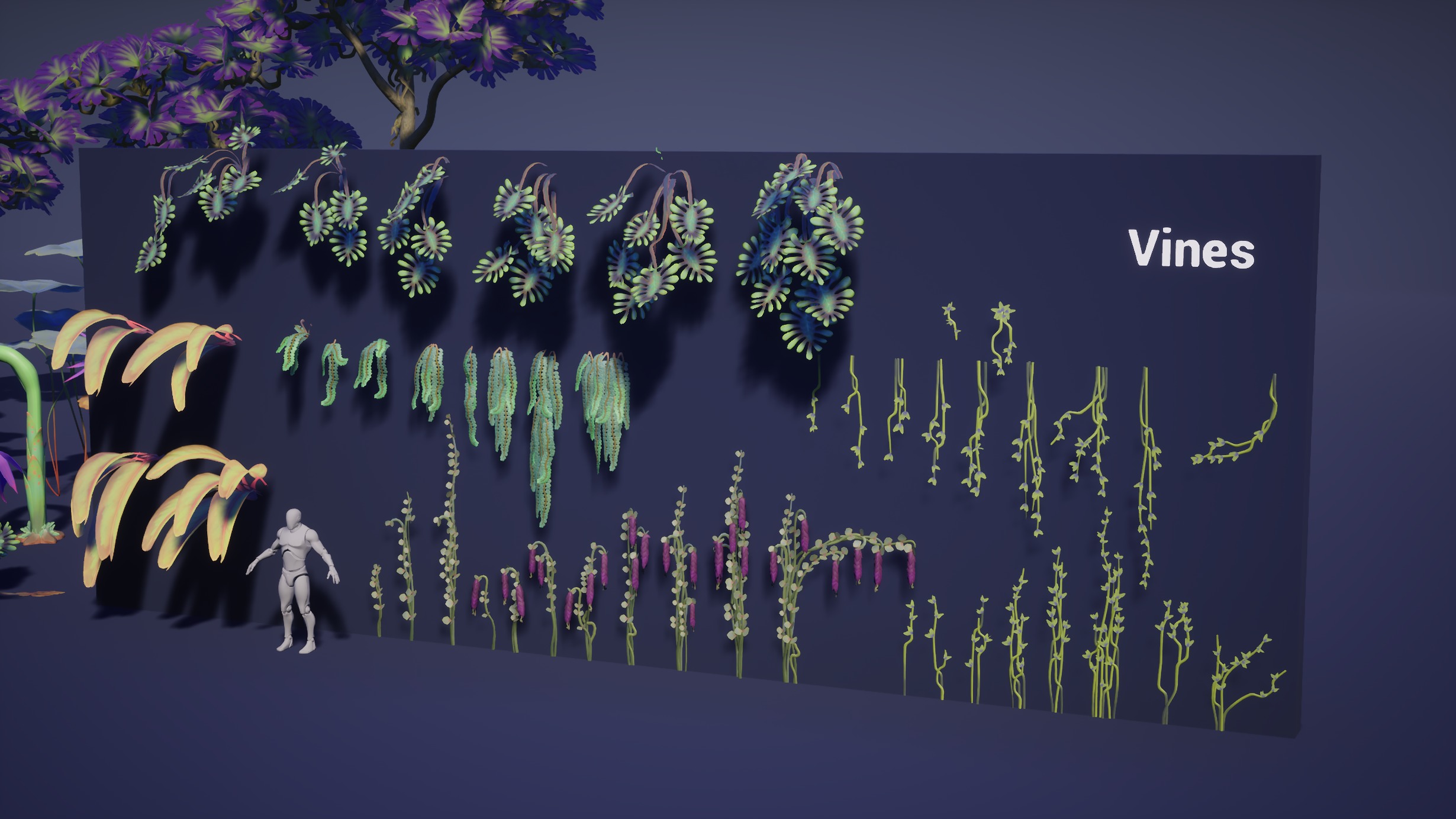 Alien Plants Pack Low-poly 3D model_5
