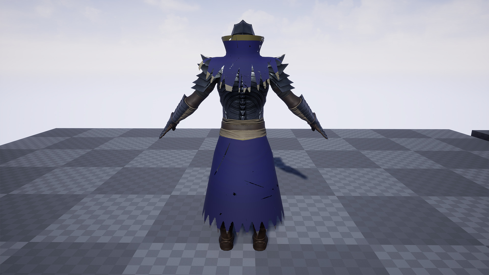 Dark Knight Walter Low-poly 3D model_5