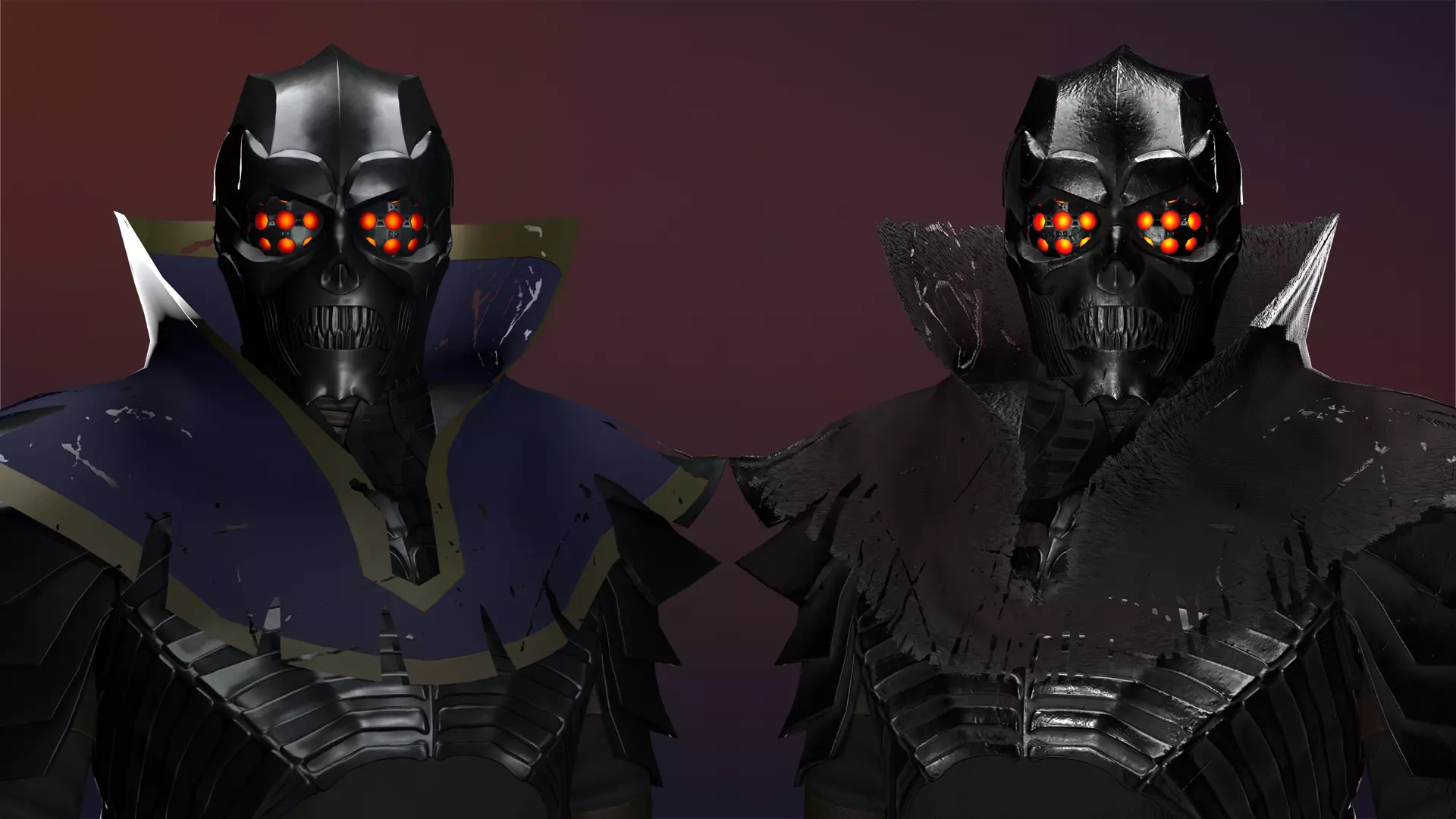 Dark Knight Walter Low-poly 3D model_0