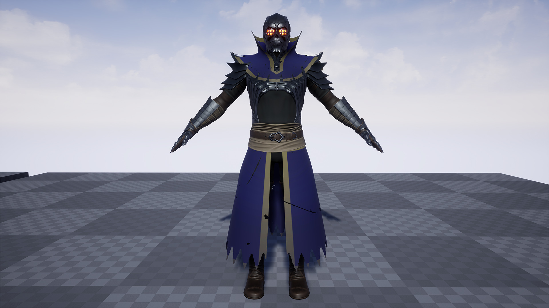 Dark Knight Walter Low-poly 3D model_3