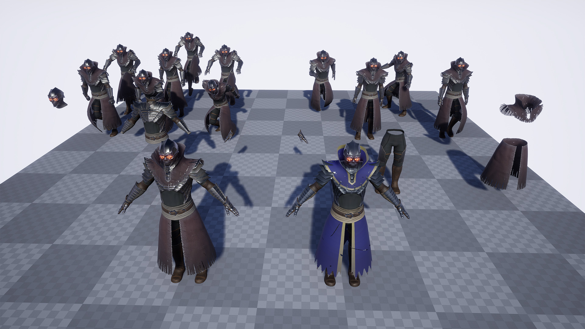 Dark Knight Walter Low-poly 3D model_10