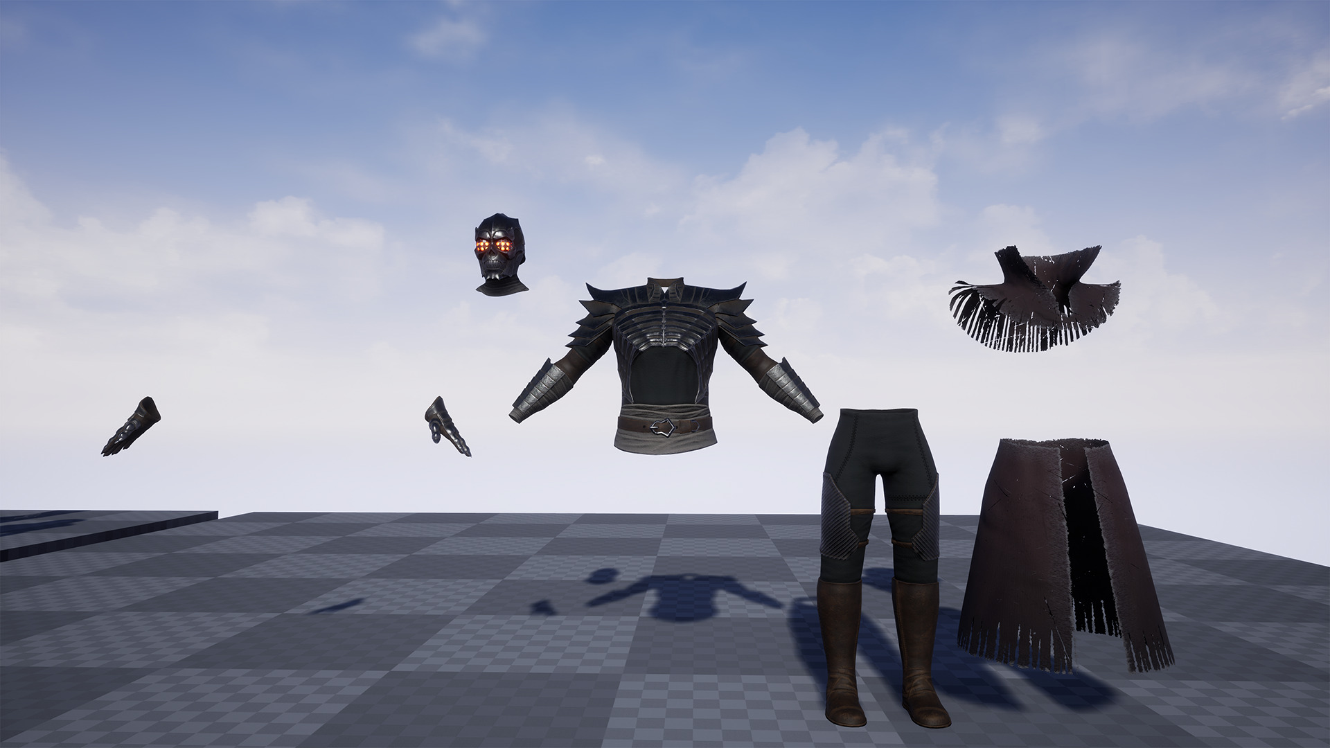 Dark Knight Walter Low-poly 3D model_8