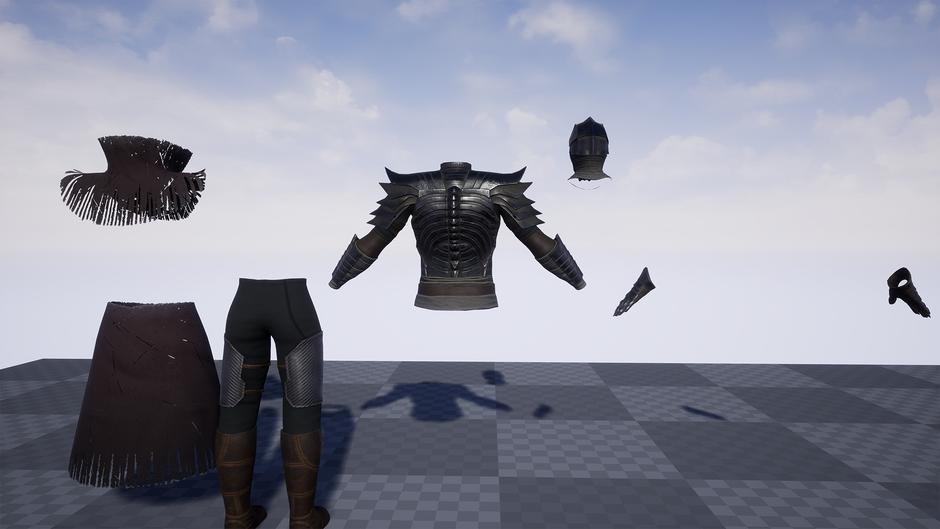 Dark Knight Walter Low-poly 3D model_9