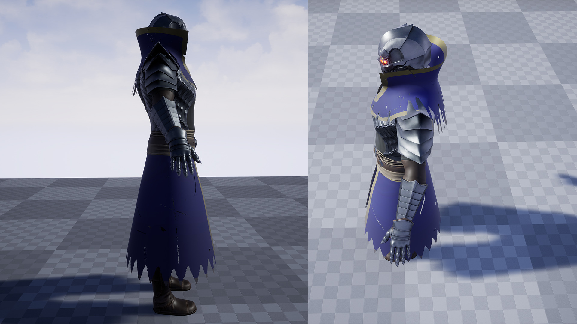 Dark Knight Walter Low-poly 3D model_7