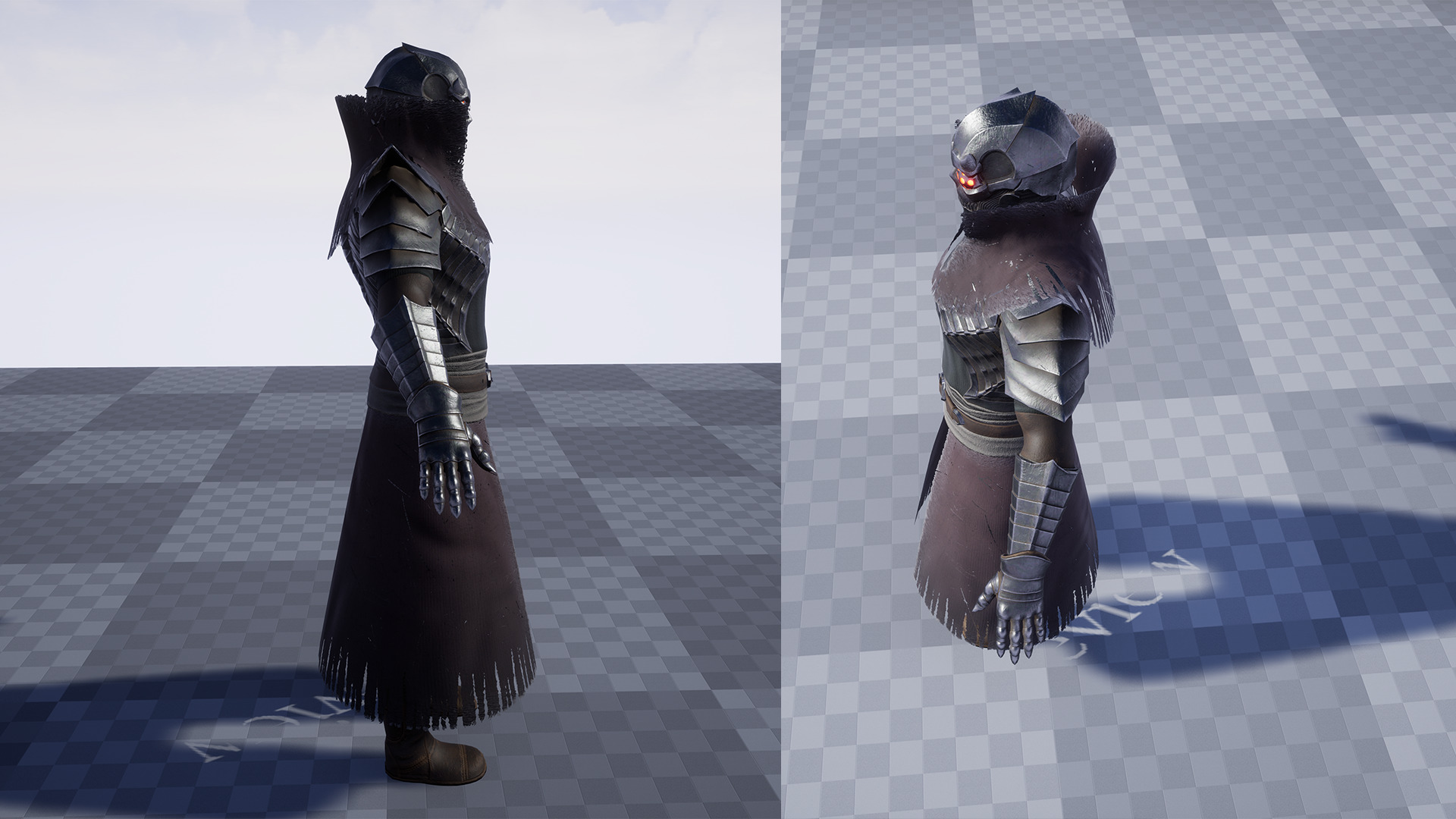 Dark Knight Walter Low-poly 3D model_6