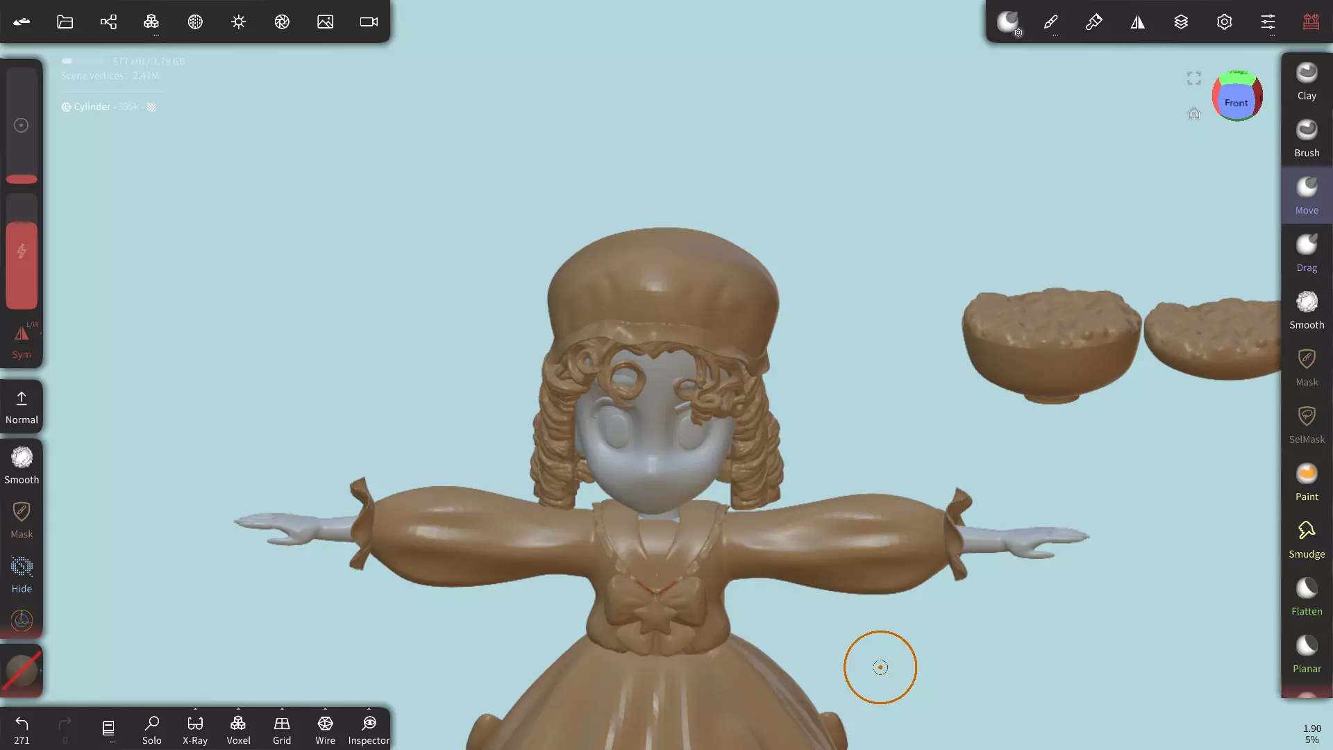 little miss muffet Free 3D model