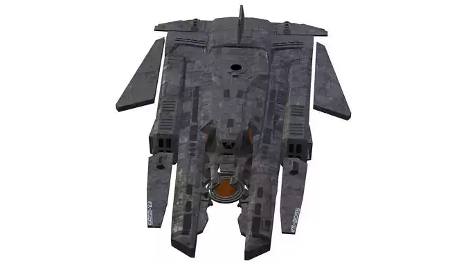 Waverider Ship CW 3D model