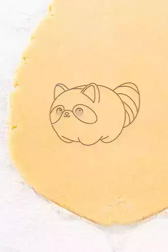 Raccoon Cookie Cutter - Biscuit Cutter