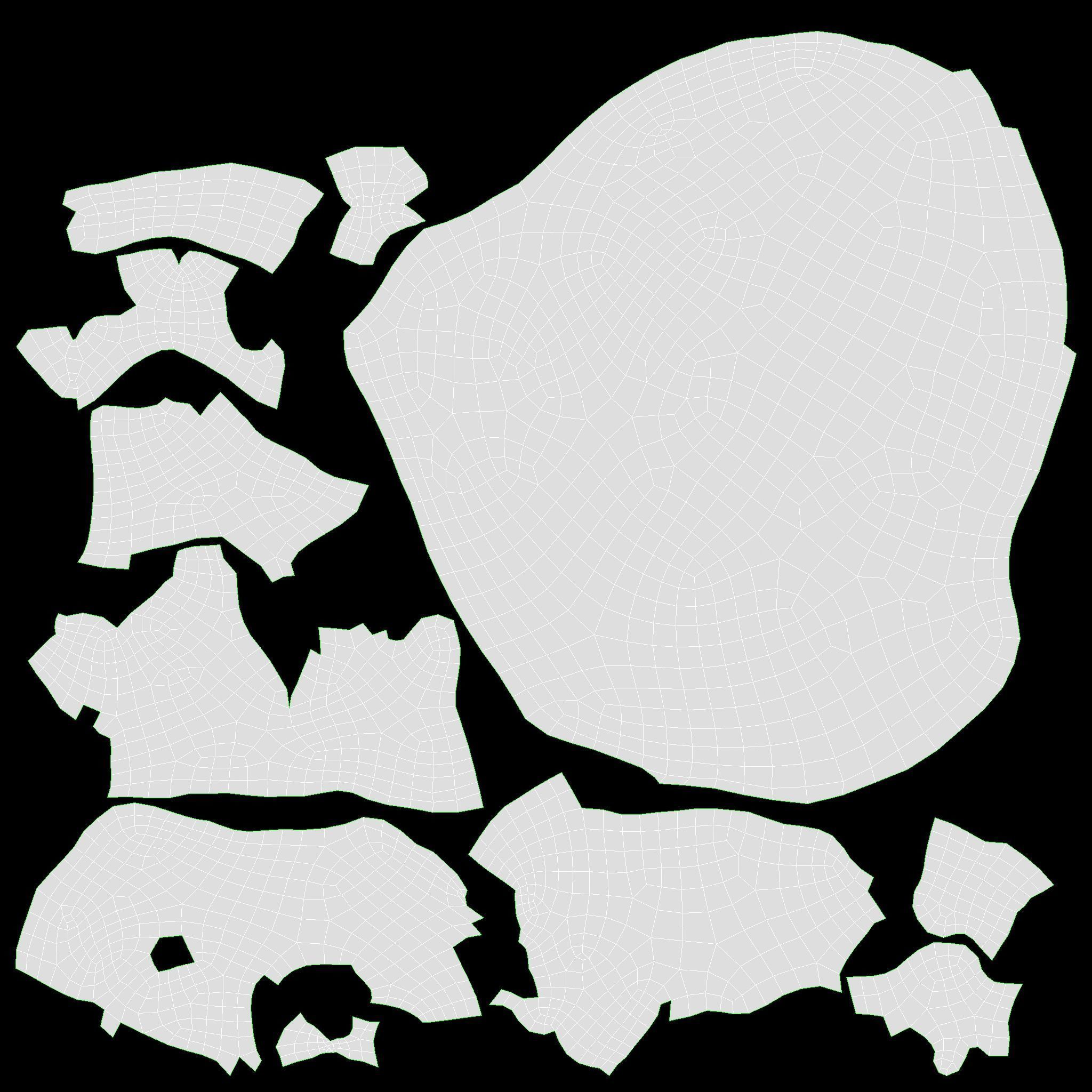 Walnut peeled Low-poly 3D model_11