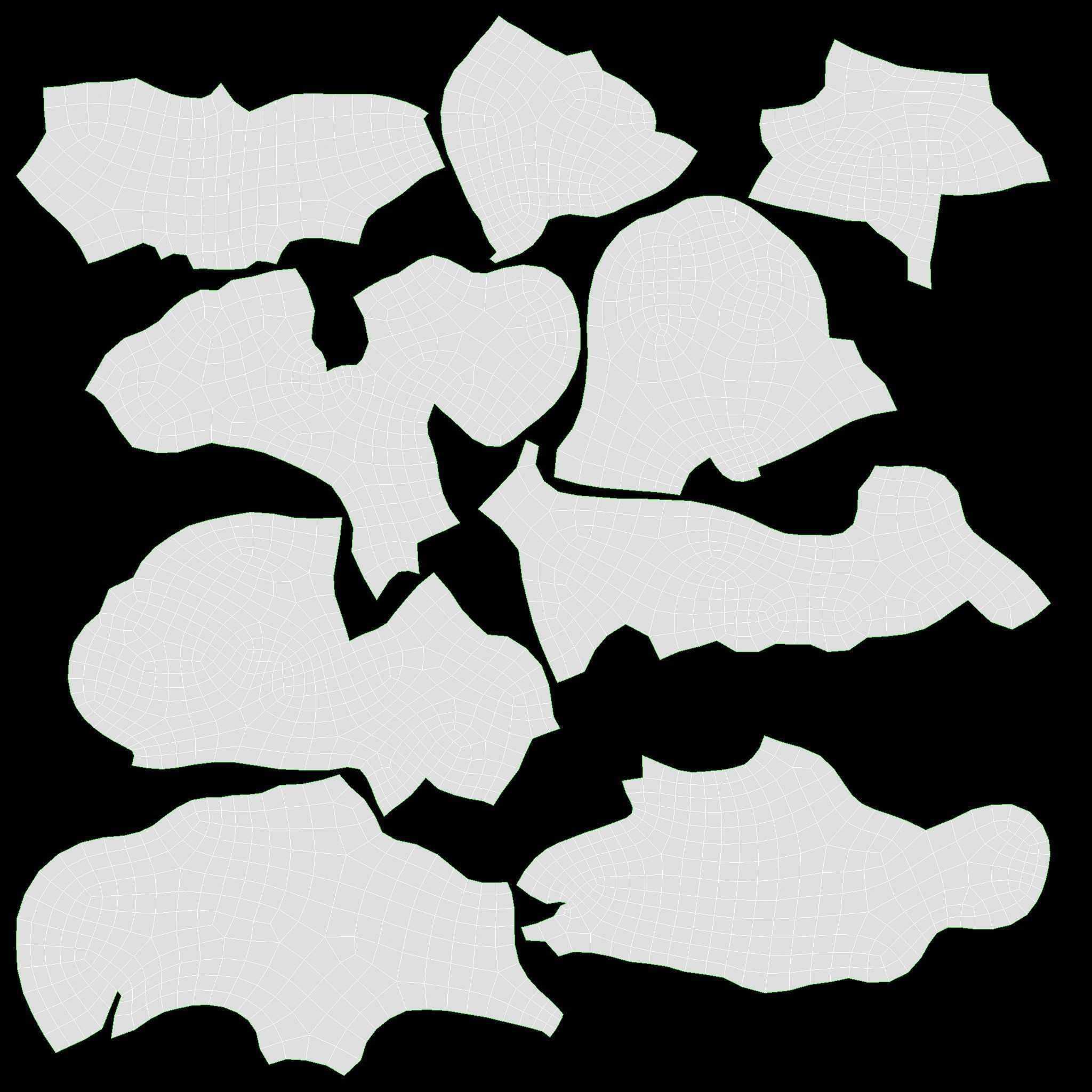 Walnut peeled Low-poly 3D model_10