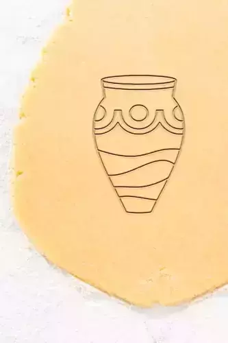 Vase Cookie Cutter - Biscuit Cutter