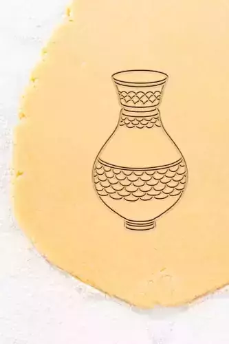Vase Cookie Cutter - Biscuit Cutter