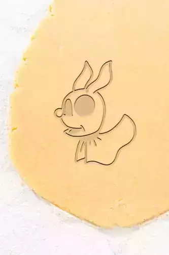 Ghost Dog Cookie Cutter - Biscuit Cutter