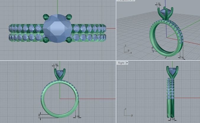 Wedding ring  3D model