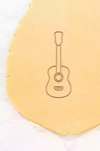 Guitar Cookie Cutter - Biscuit Cutter