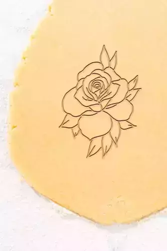 Rose Cookie Cutter - Biscuit Cutter