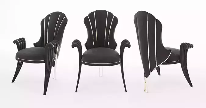 Venus Chair Low-poly 3D model