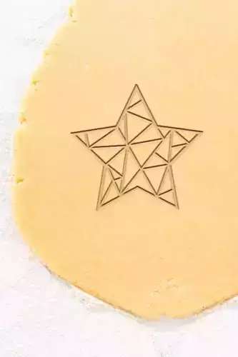 Geometric Star Cookie Cutter - Biscuit Cutter