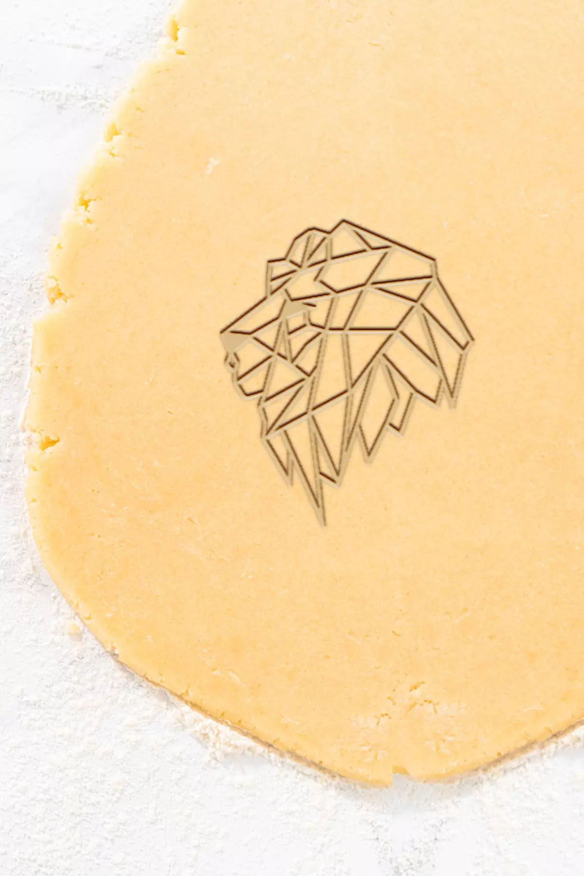 Geometric Lion Cookie Cutter - Biscuit Cutter 3D print model
