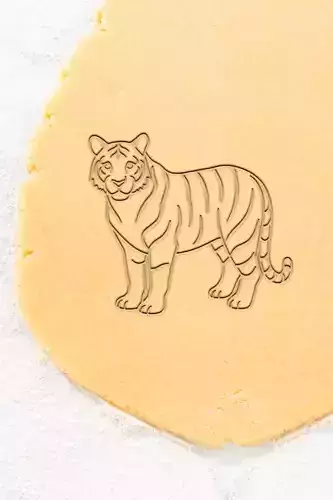 Tiger Cookie Cutter - Biscuit Cutter