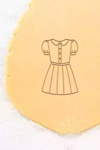 Dress Cookie Cutter - Biscuit Cutter