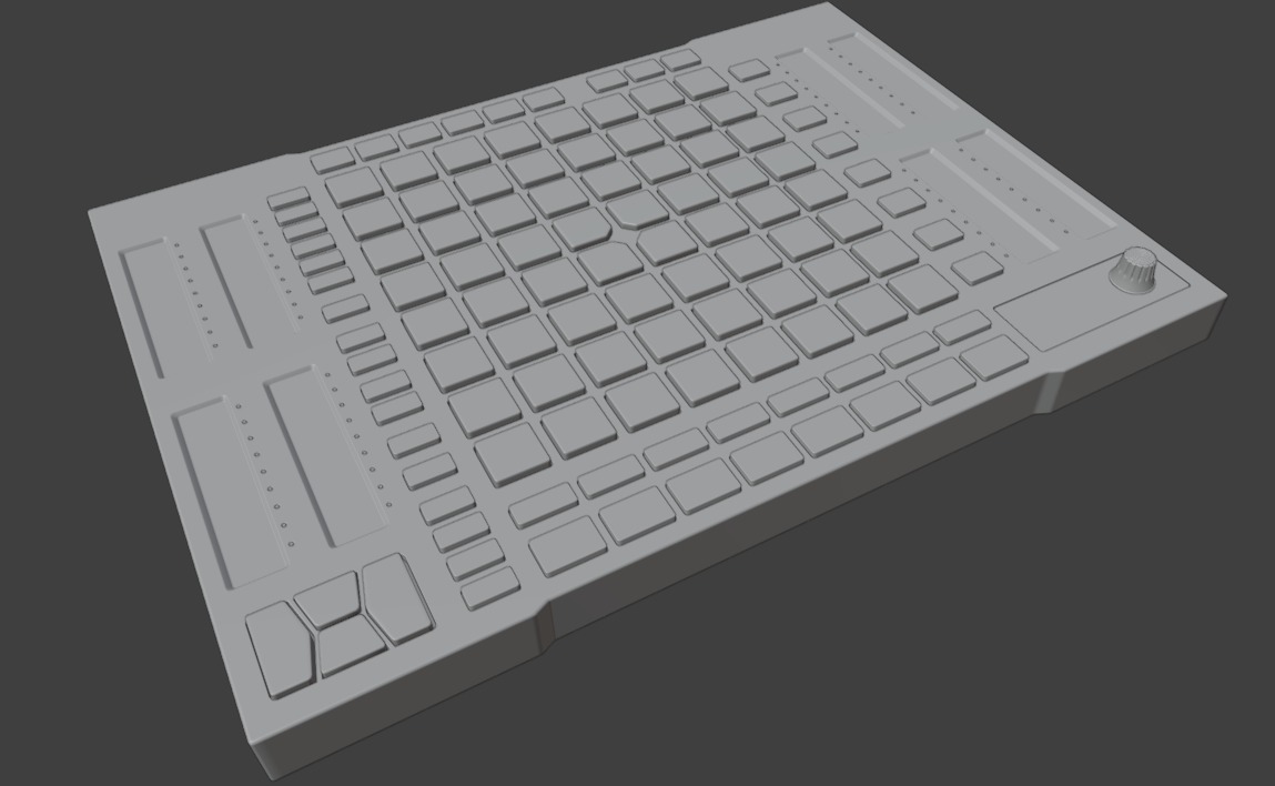 AKAI Professional APC 64 3D model_9