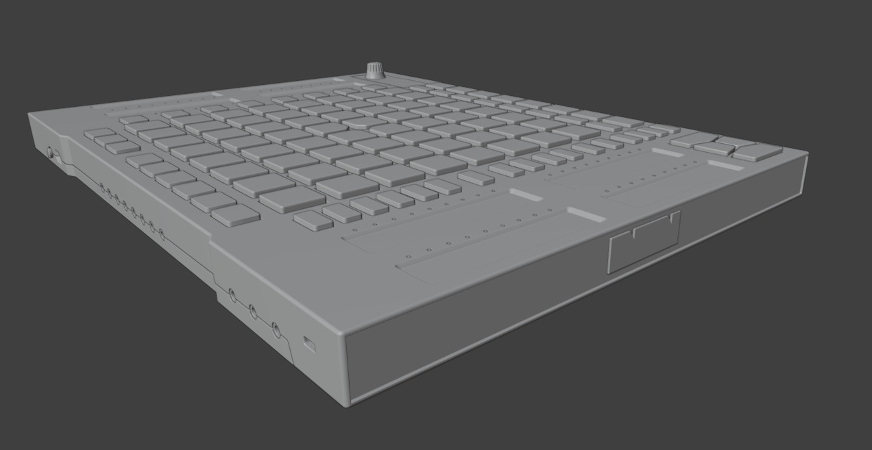 AKAI Professional APC 64 3D model_12