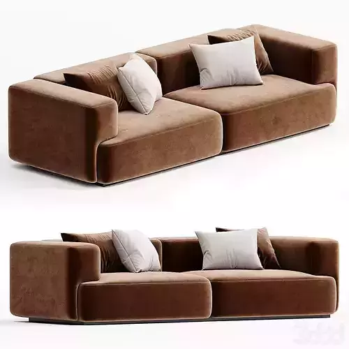 Modern Rectangular Sofa 