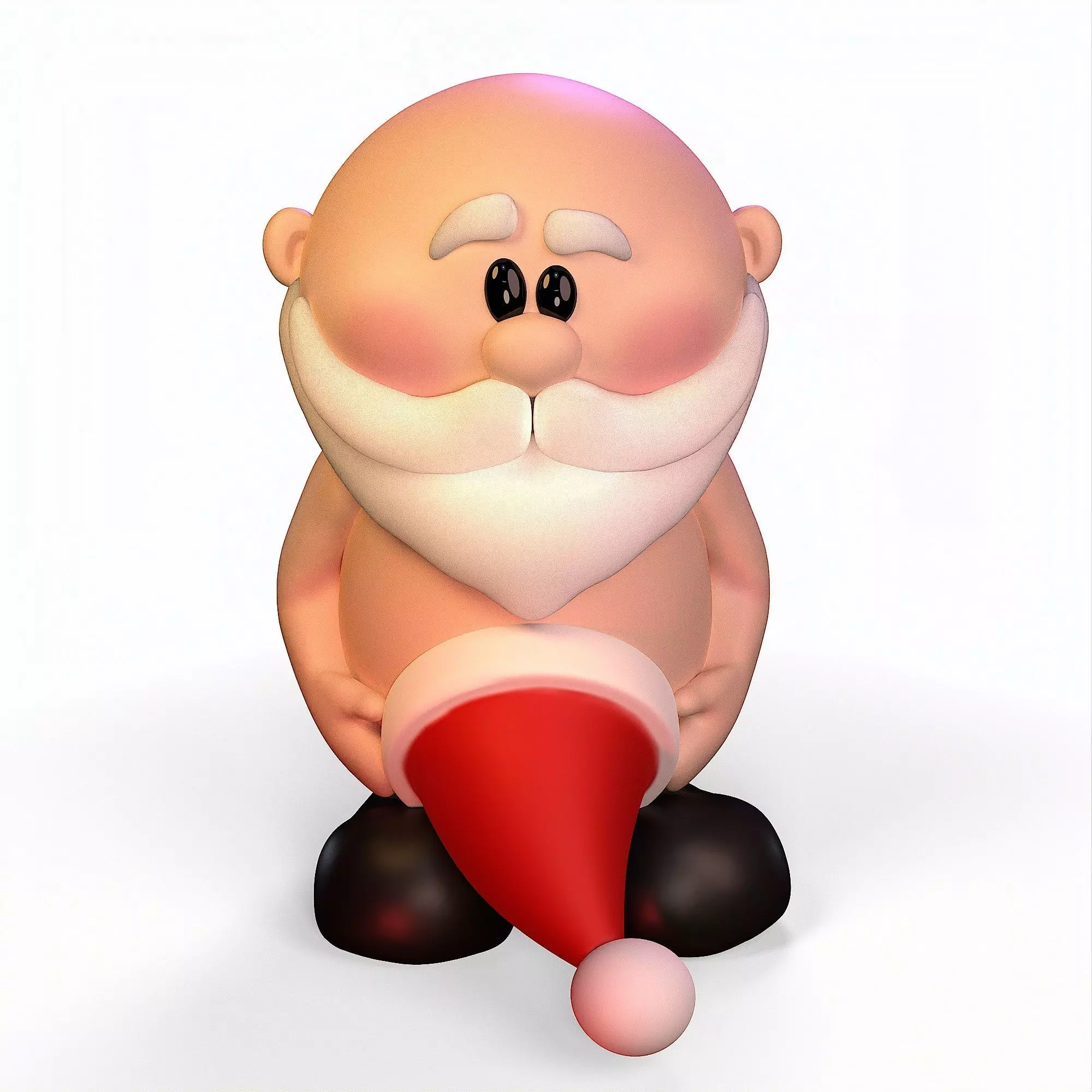 Funny Santa Claus 3D print model_0